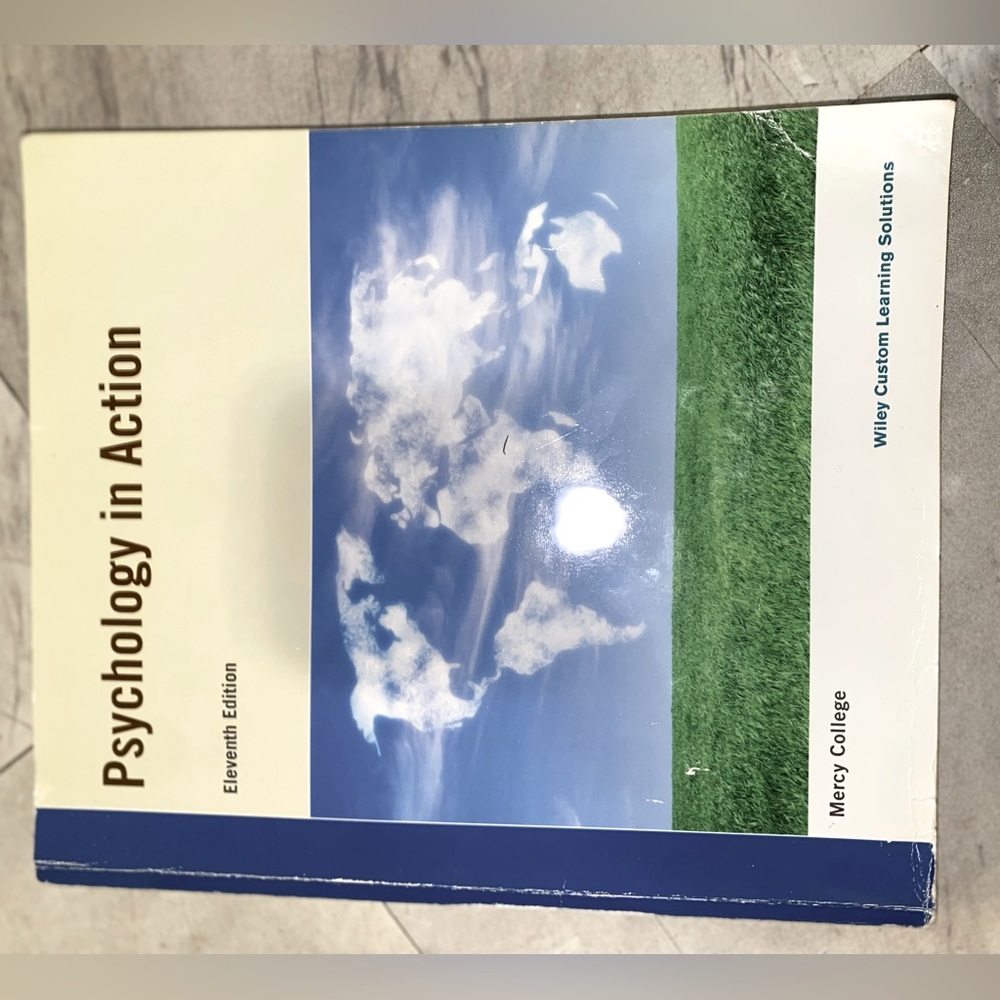 Psychology in Action Eleventh Edition Wiley Books